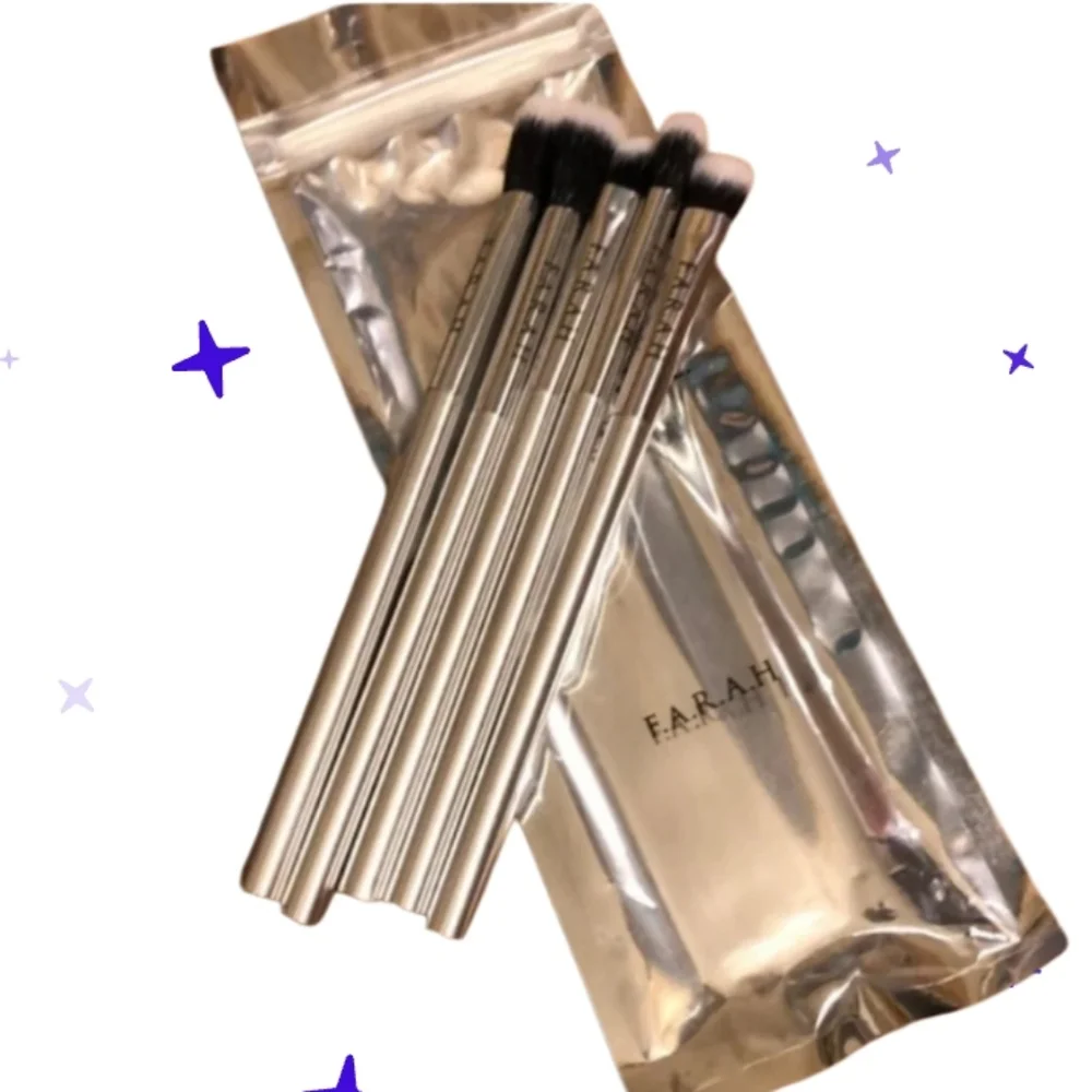 F.A.R.A.H. Eye Perfection 5pc Make-Up Cosmetics Brushes Set NWT
